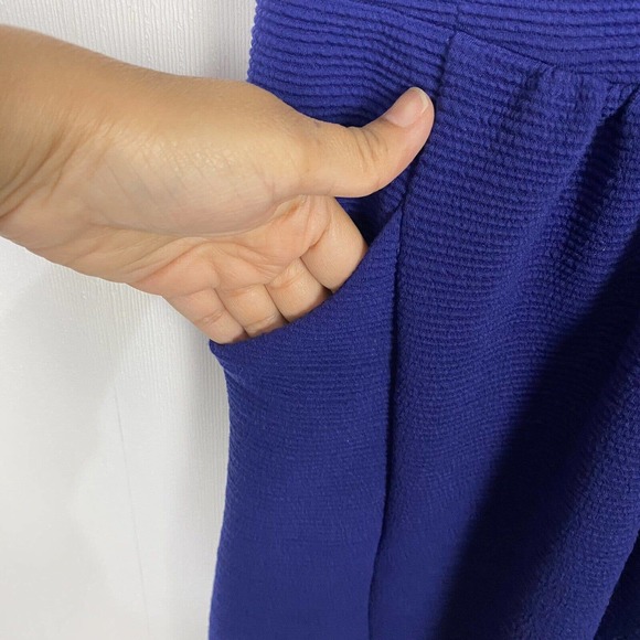 Anthropologie Maeve NWT Blue Ottoman Cocktail Dress Size Petite Small. - Picture 6 of 15